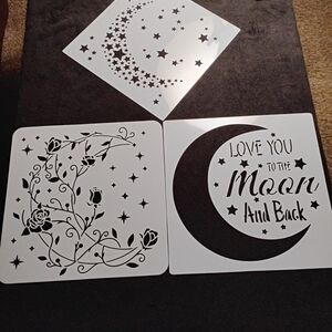 Moon and Stars Stencil Set